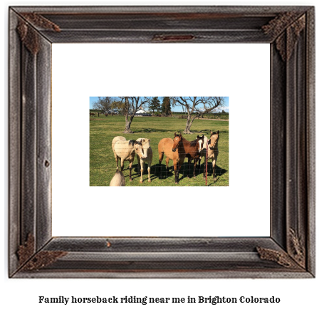 family horseback riding near me in Brighton, Colorado